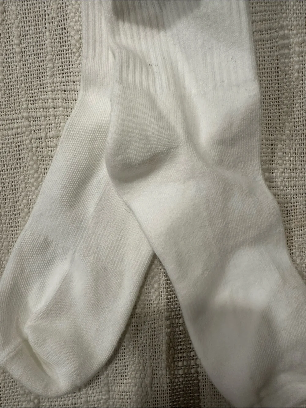 NEW! Psycho Bunny Adult White Crew Sports Socks with Tennis Logo NWT!!